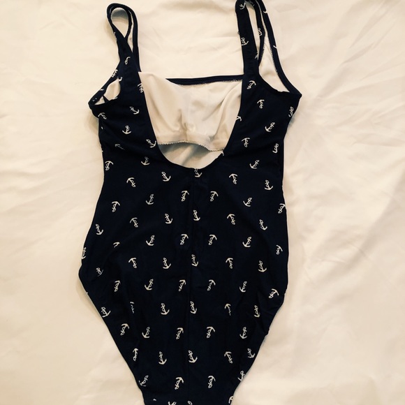 Tommy Hilfiger navy blue anchor bathing suit - Picture 2 of 3